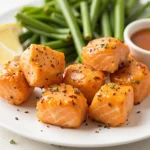 Best Honey Garlic Glazed Salmon Bites