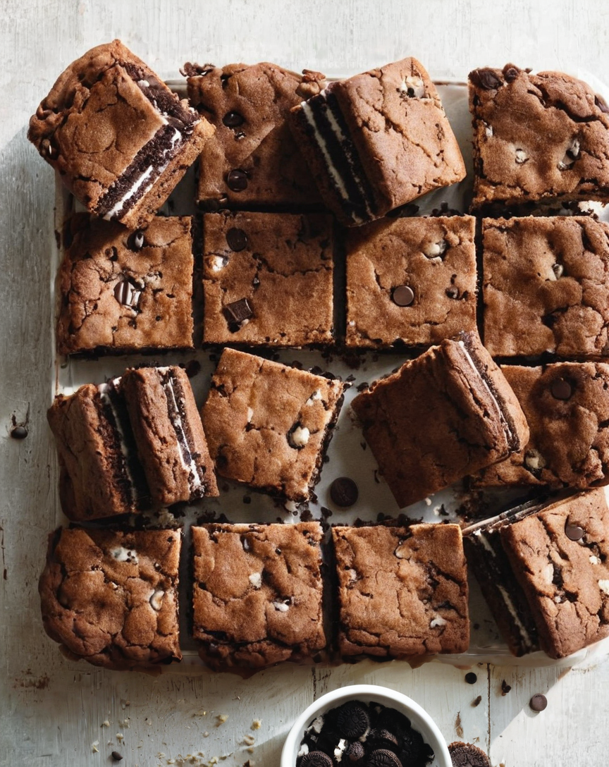 Slutty Brownies Recipe – With Dough, Oreos, and Brownies