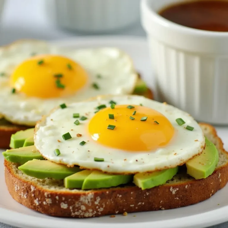 High-Protein Egg & Avocado Toast