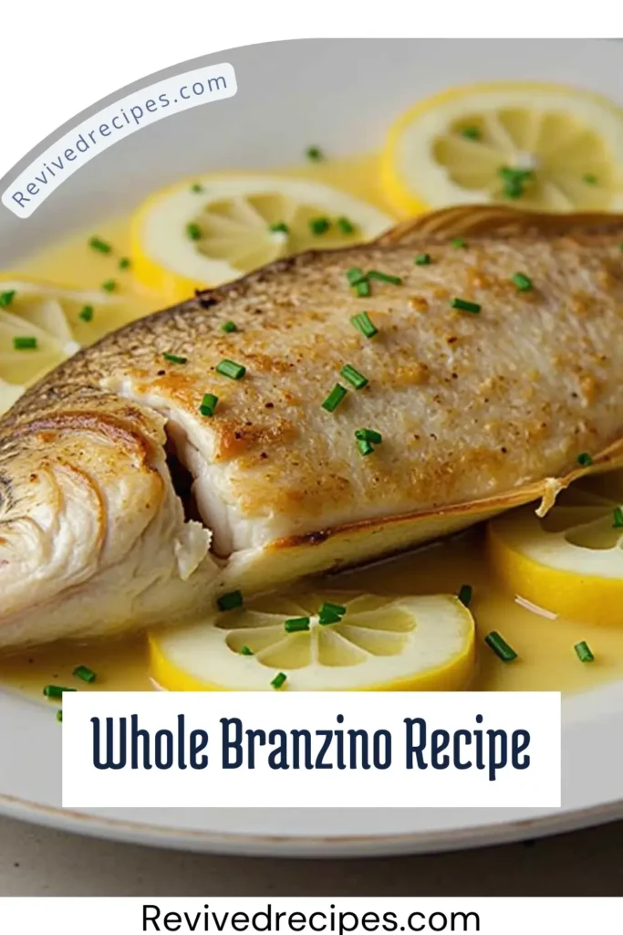 Whole Branzino Recipe