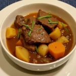 Venison Stew with Root Vegetables